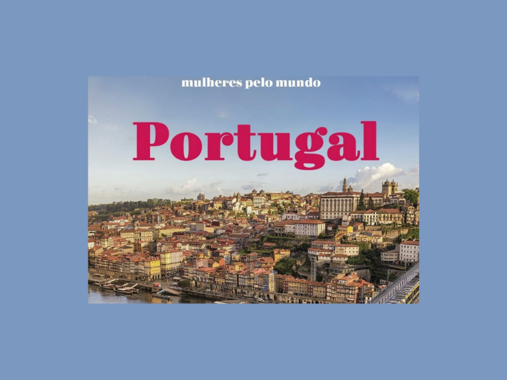 imagem de roteiro para Portugal com a mulheres pelo mundo