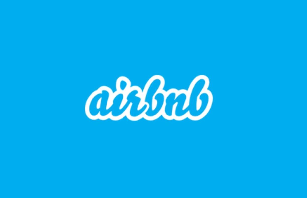 Logo Airbnb azul