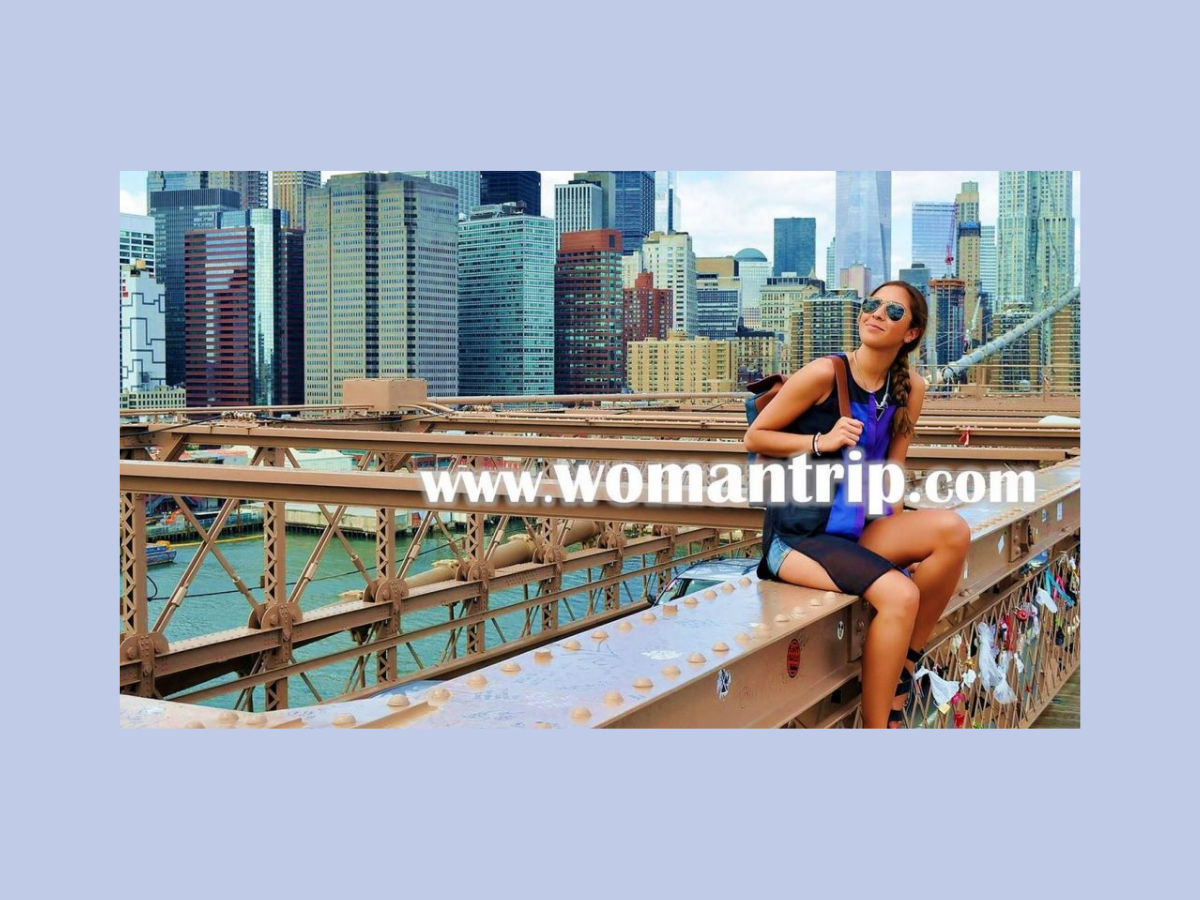 mulher sentada em ponte