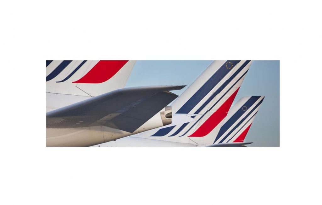 Cauda de avião da Air France