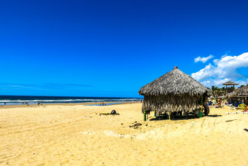 Quiosque na praia de Fortaleza