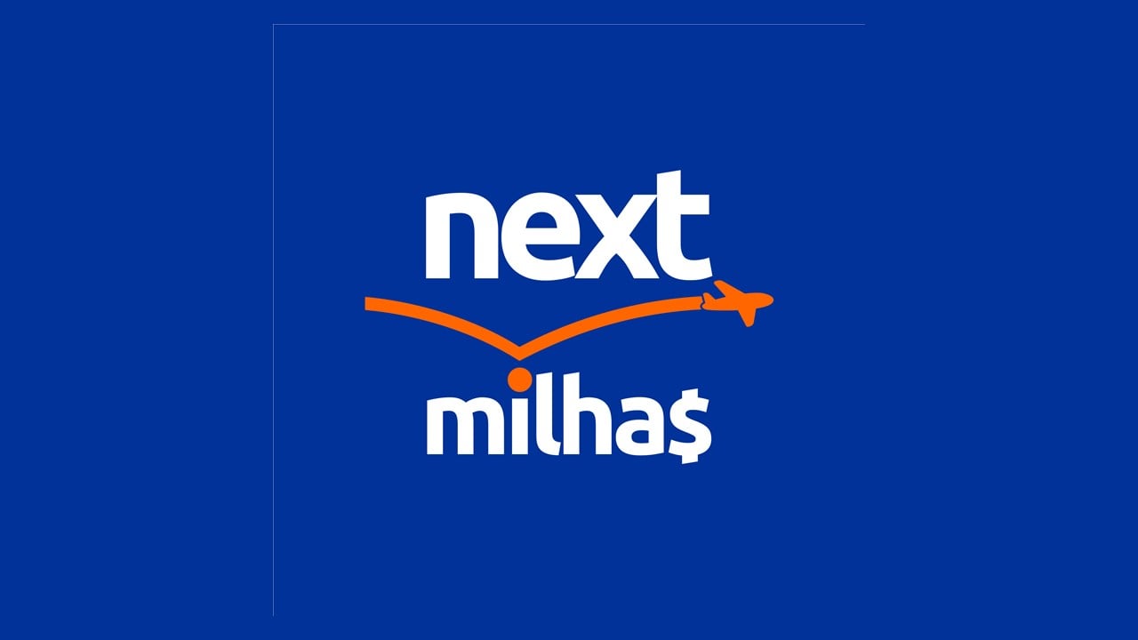 Logo Next Milhas azul