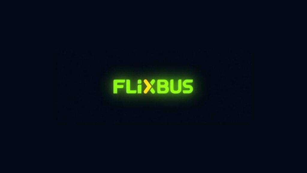 FlixBus brilhante em fundo preto