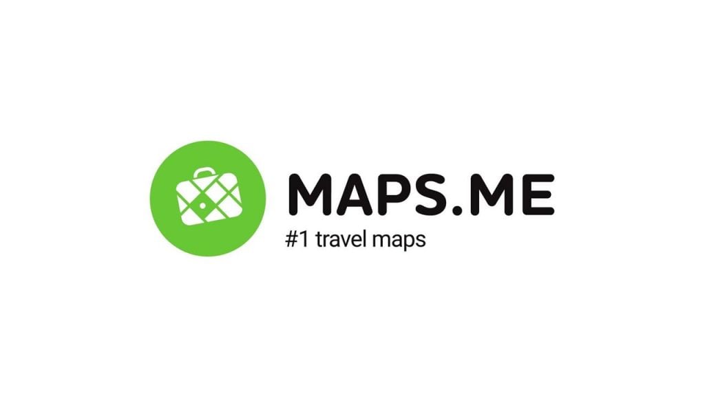Logo aplicativo Maps.Me