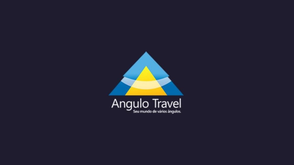Logo Angulo Travel em roxo