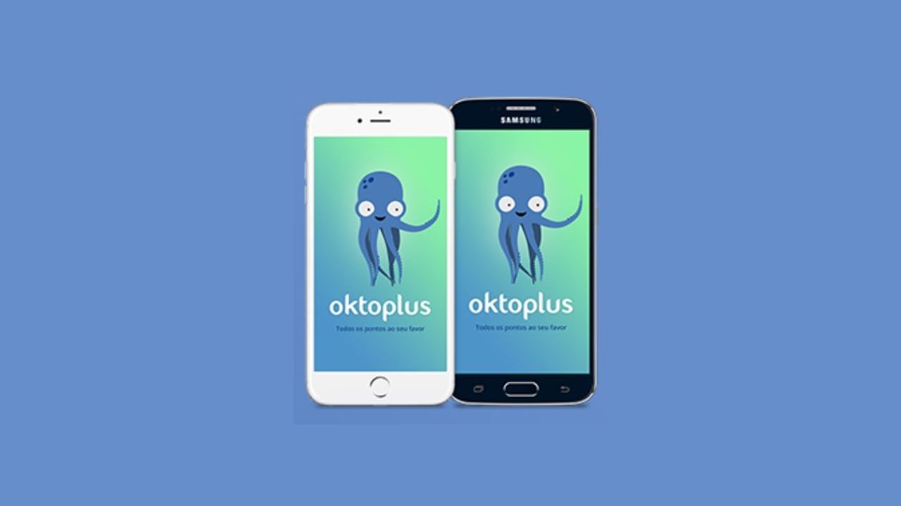 aplicativo Oktoplus na tela do celular