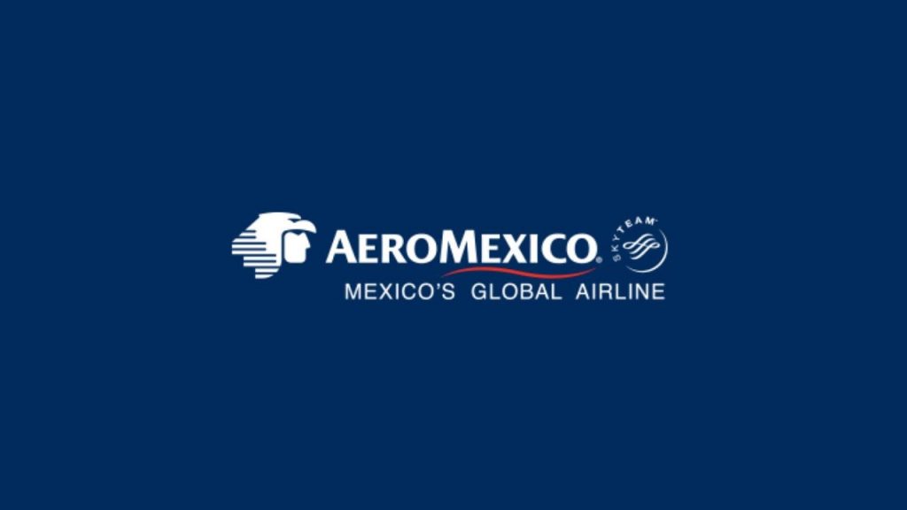 Logo Aeroméxico azul escuro