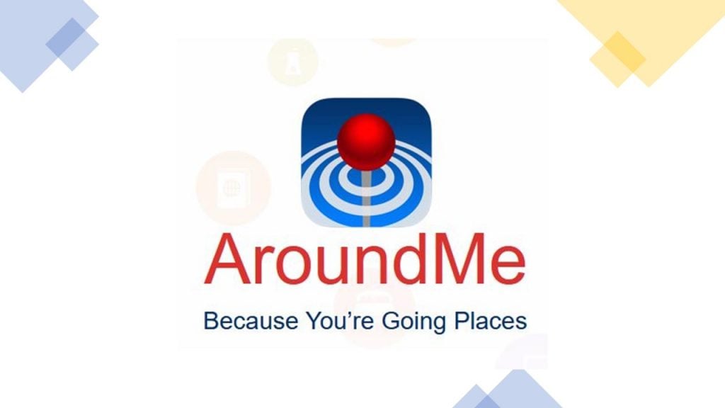 Logo e nome do aplicativo AroundMe