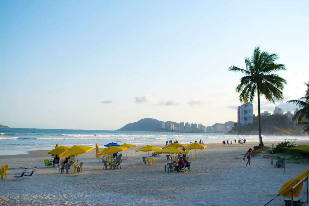 Praia da Enseada no Guarujá