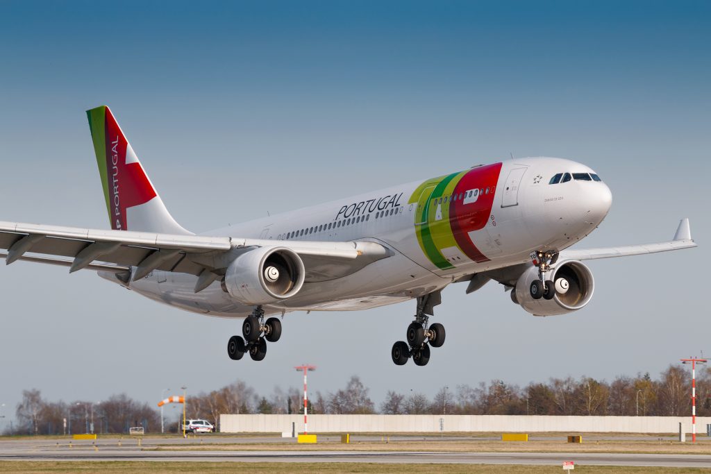 Avião da TAP Air Portugal.
