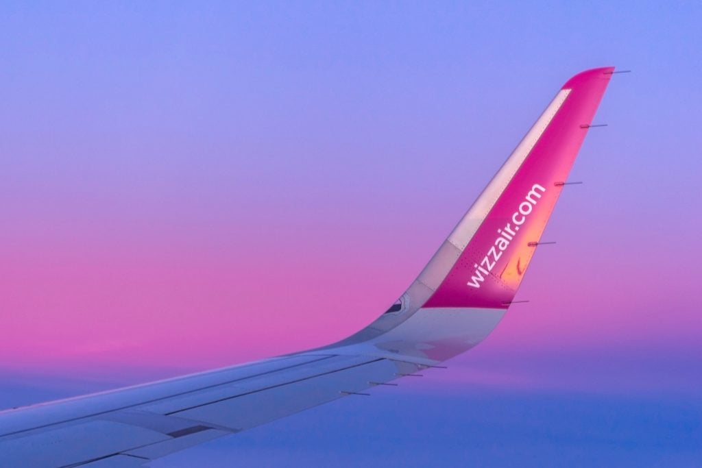 Aeronave Wizz Air.